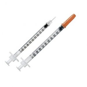 Insulin syringe 1ml luer slip