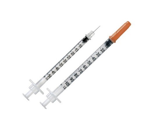 Insulin syringe 1ml luer slip