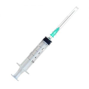 Syringe with needle 5ml/21G