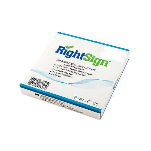 Right Sign HIV Rapid Test Single-Use Complete Kit