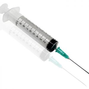 Syringe with needle 10ml/21G