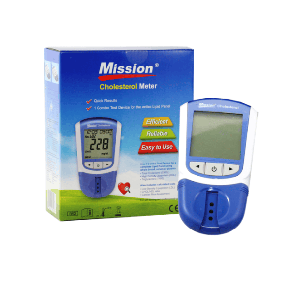 Mission Optical 3in1 Lipid Cholesterol Meter - no strips included