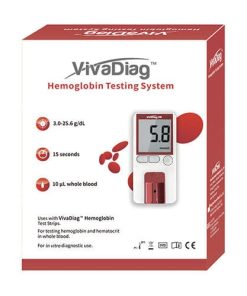 VivaDiag HB Meter Kit (incl 10 Strips)