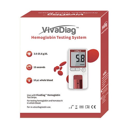 VivaDiag HB Meter Kit (incl 10 Strips)