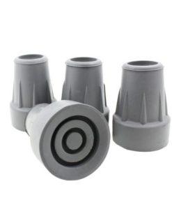 Crutch Elbow - Rubber Tip 19mm Grey