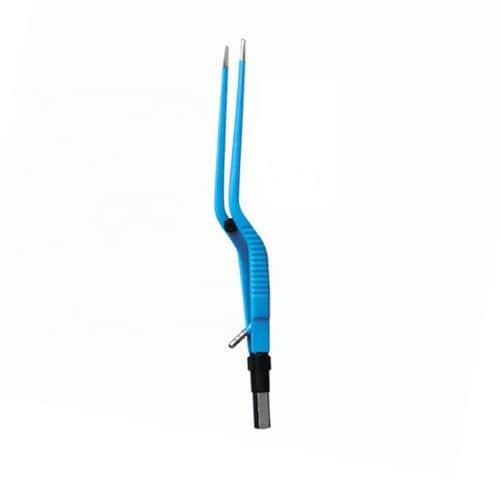 Diathermy BI Forceps - Angled T2mm/S20cm