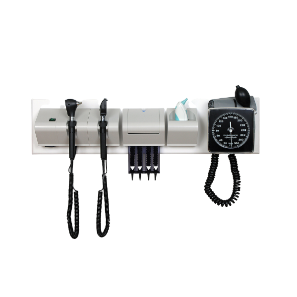 Diagnostic Set Dw1060 - Wall Mounted Opthalmoscope, Ottoscope. Bp Meter , Ear Specula