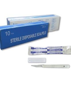 Sterile Disposable Scalpel Blades And Handles - Sizes 10 - 25  Peel Wrapped 10's