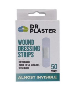Dr Plaster Almost Invisible  Clear 24x72mm 50's Dp