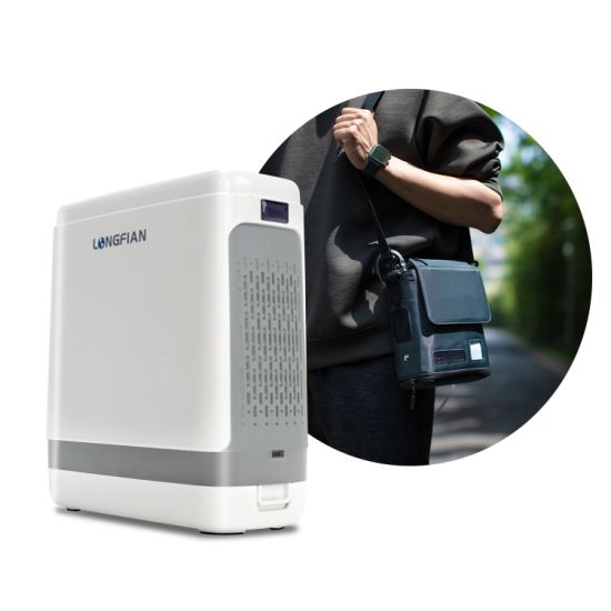 Oxygen Concentrator Jay-1000p Mobile Unit With Carry Pack And Battery