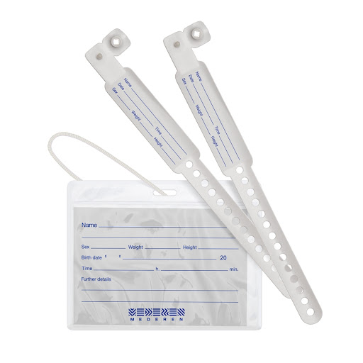 Id Bands Neon - White 100's
