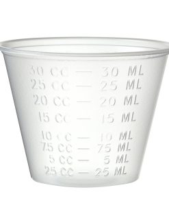 Medicine Cups Plastic 100ml (20's)