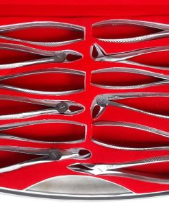 Alternative view of Dental Extraction Forceps 10pcs/kit for Adult